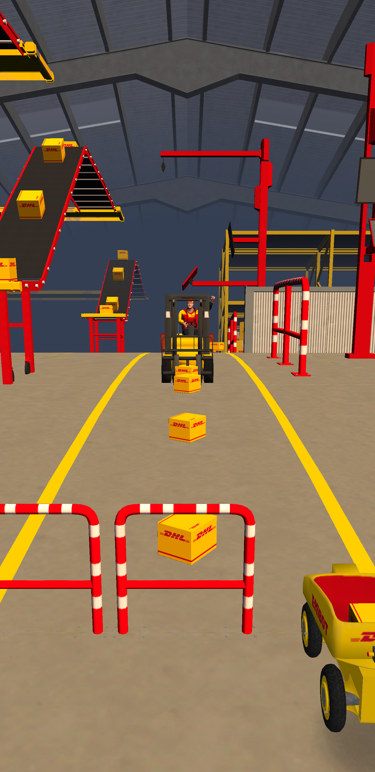 Screenshot of DHL EffiBOT Dash