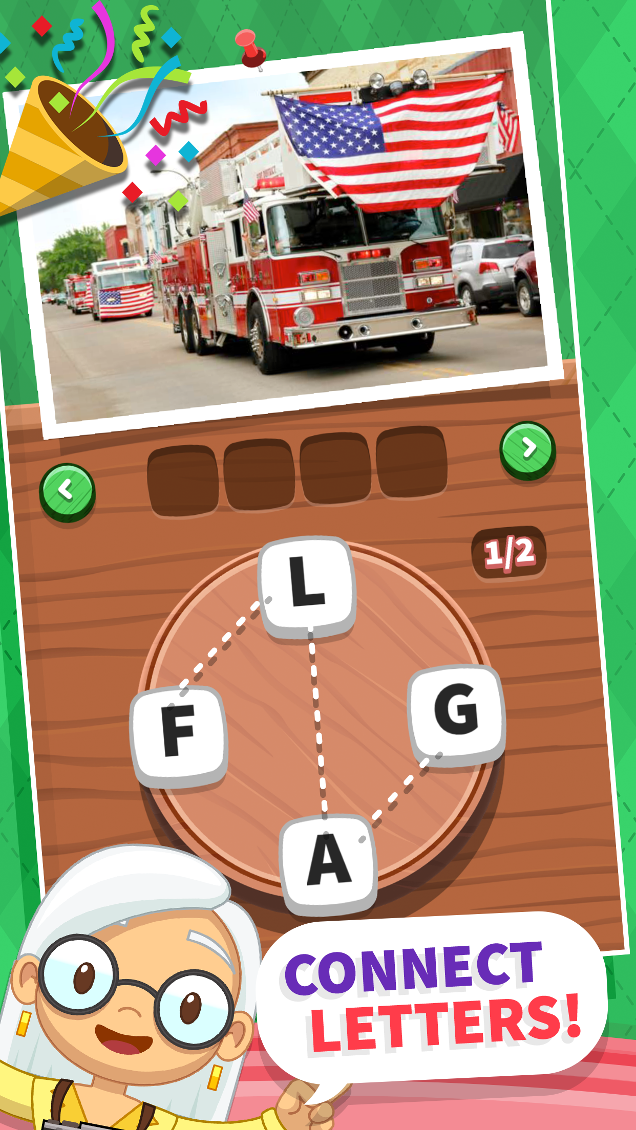 WordWhizzle Pics Game Screenshot