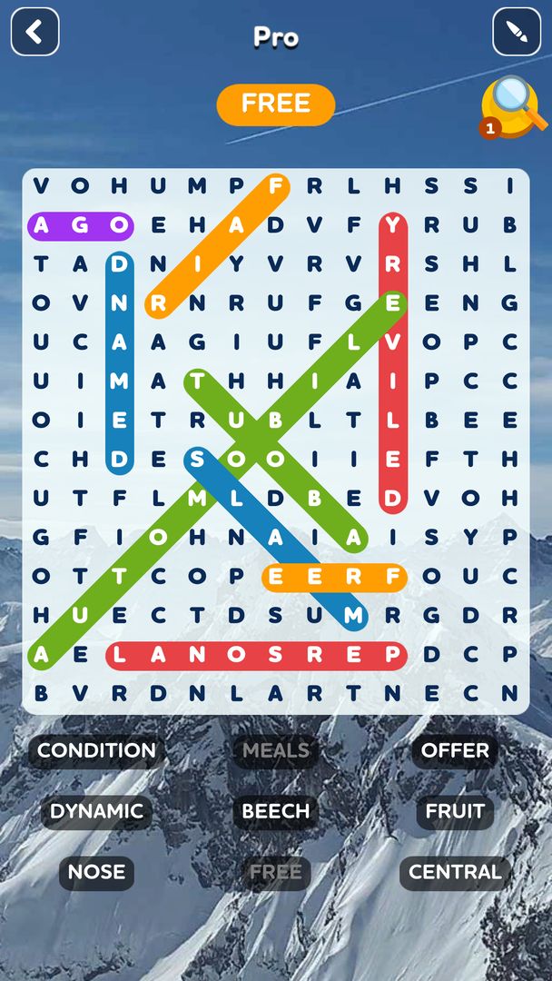 Screenshot of Word Search - Word Puzzle Game