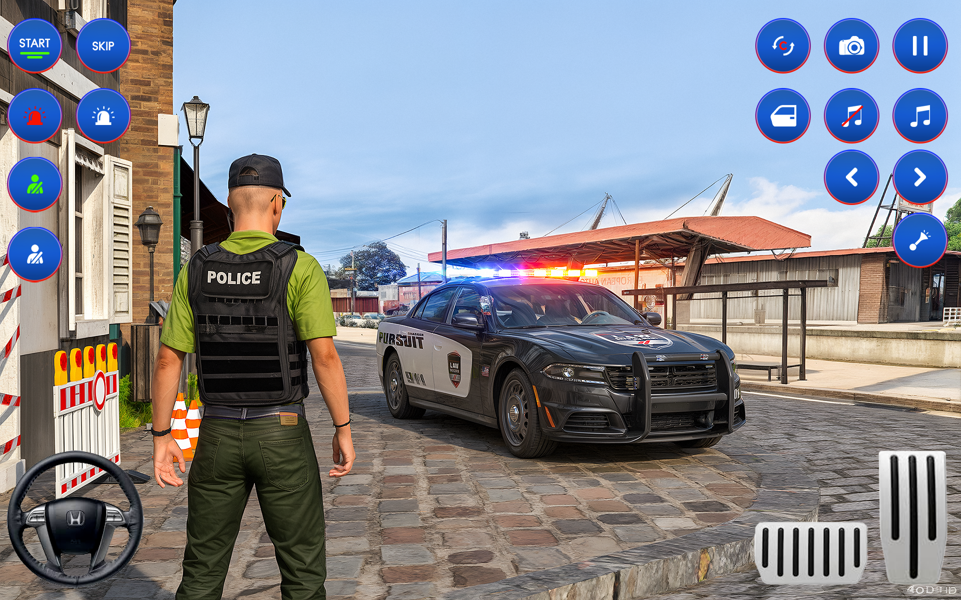 US Cop Car Chase Game 3d Game Screenshot