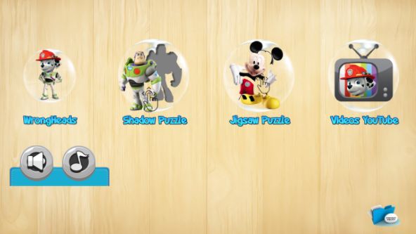 Screenshot of Toy Story Puzzle Game