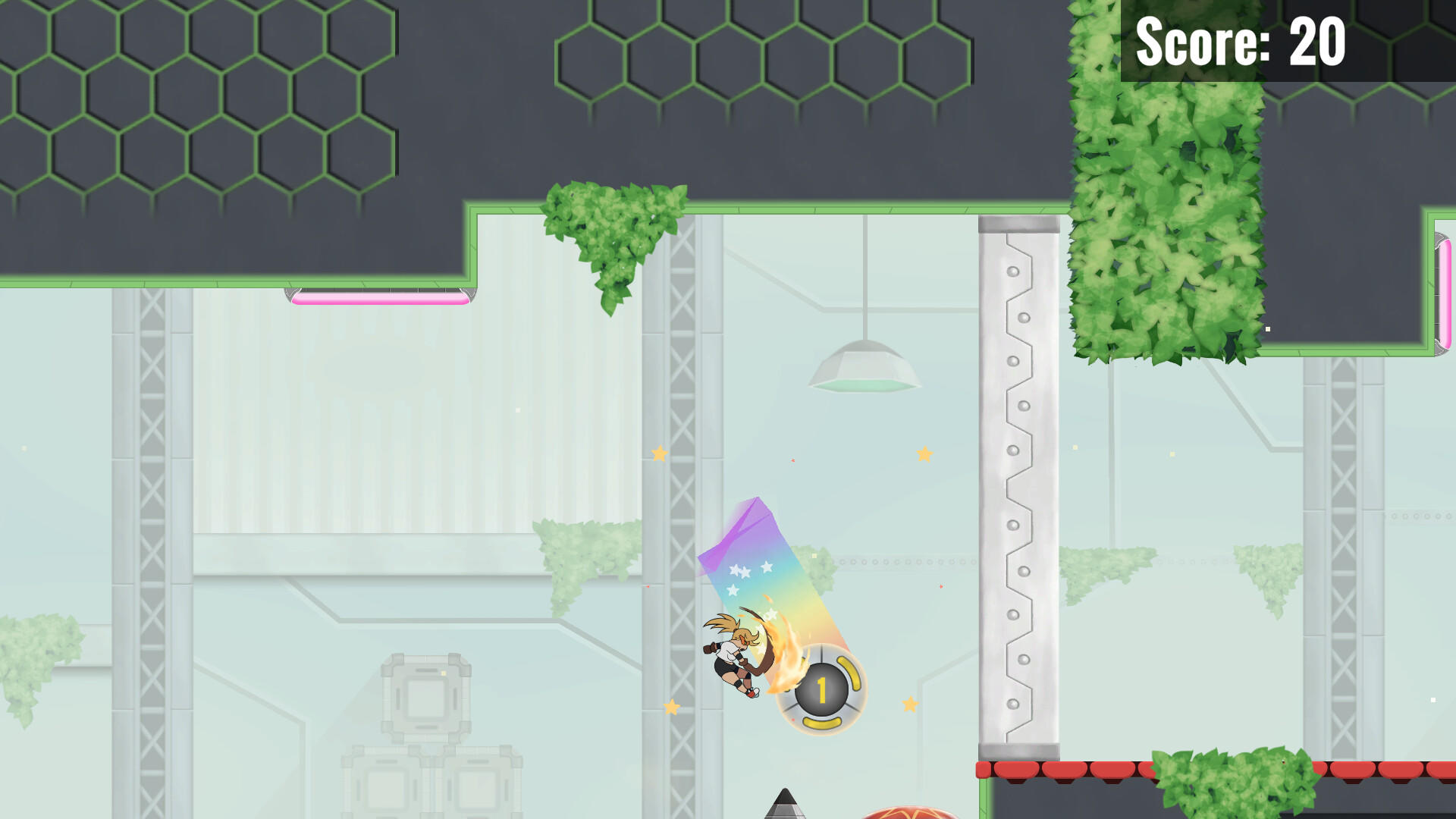 Cyber Volley Game Screenshot