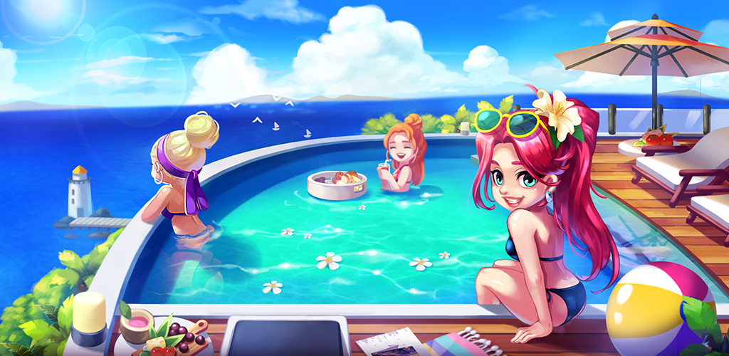 Banner of My Little Paradise: Resort Sim 