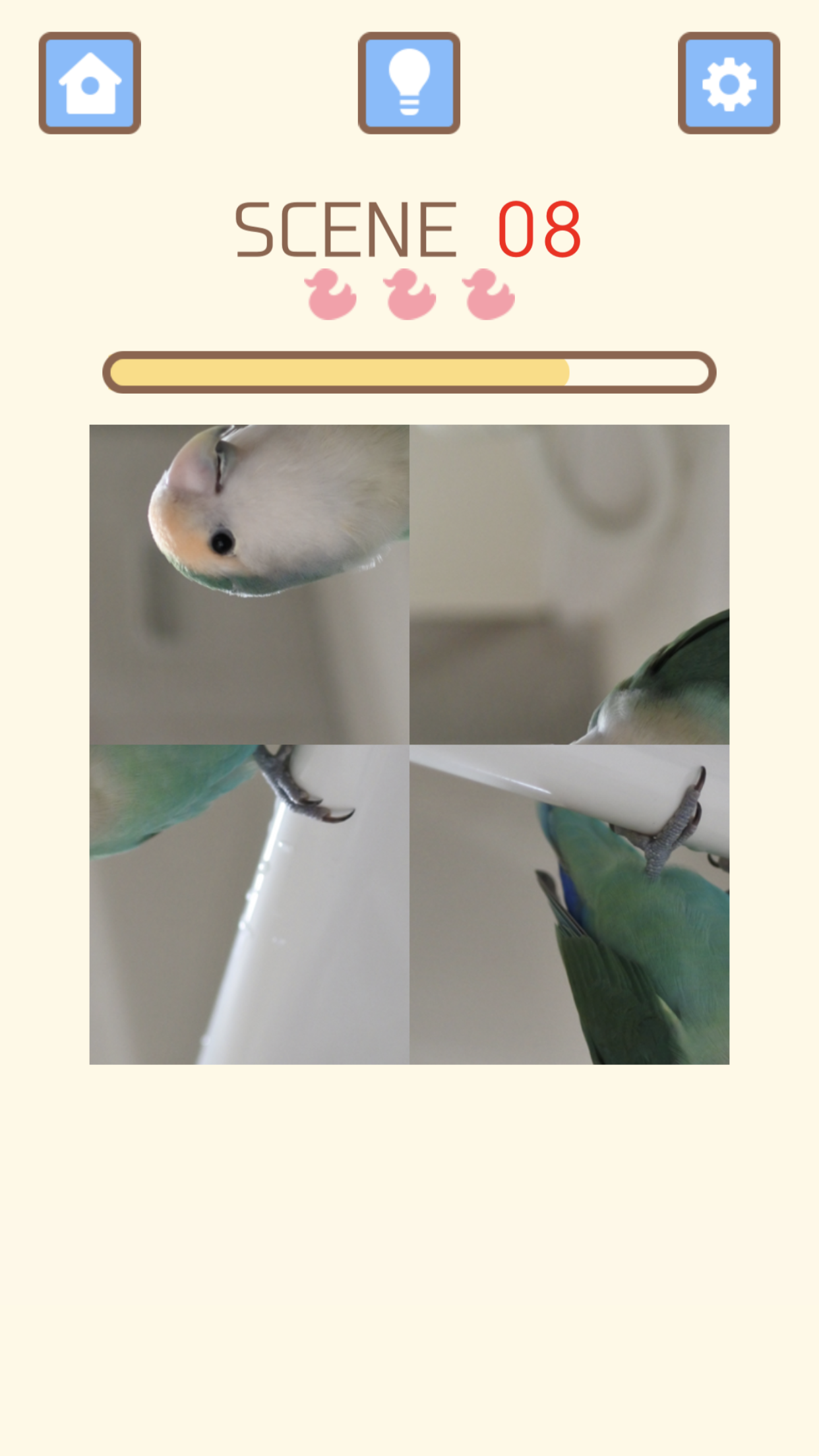 Скриншот игры とりさんパズル