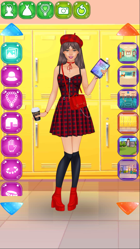 High School Girl Dress Up Games