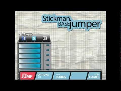 Screenshot of the video of Stickman Base Jumper