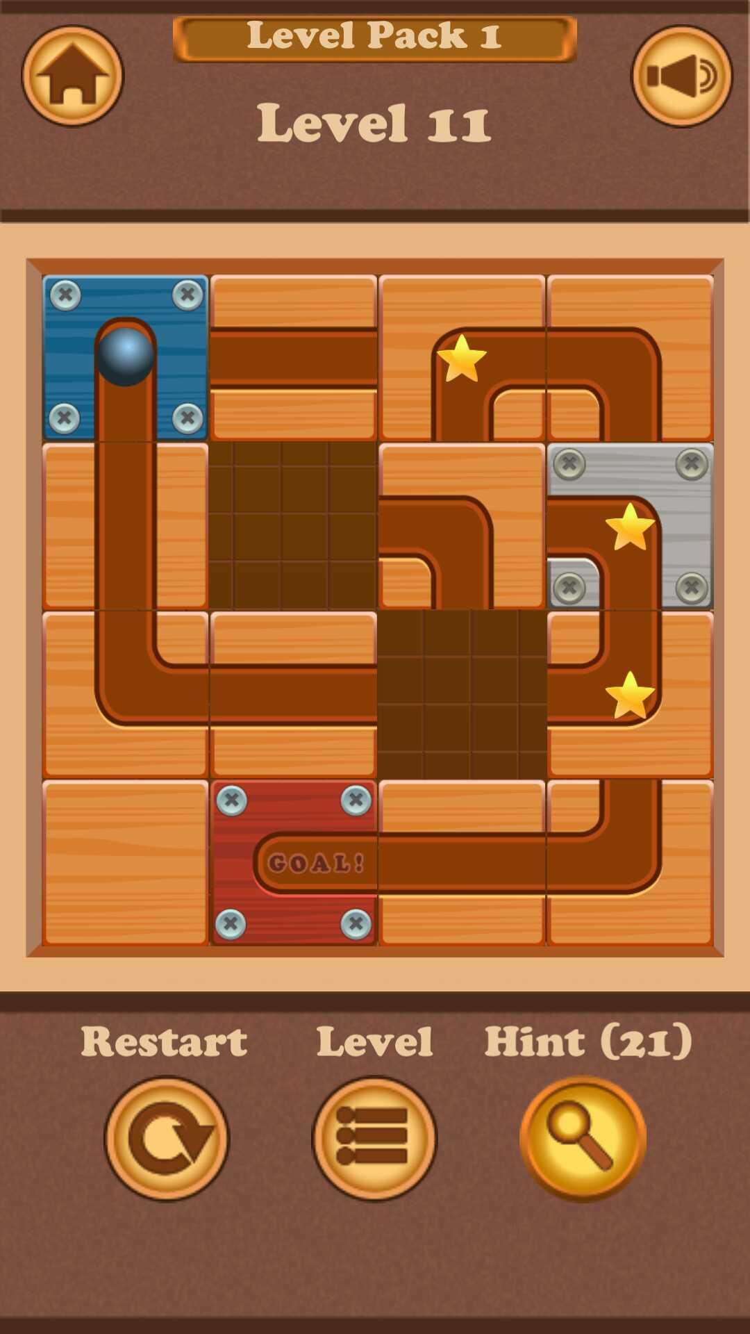 Скриншот игры Roll The Ball