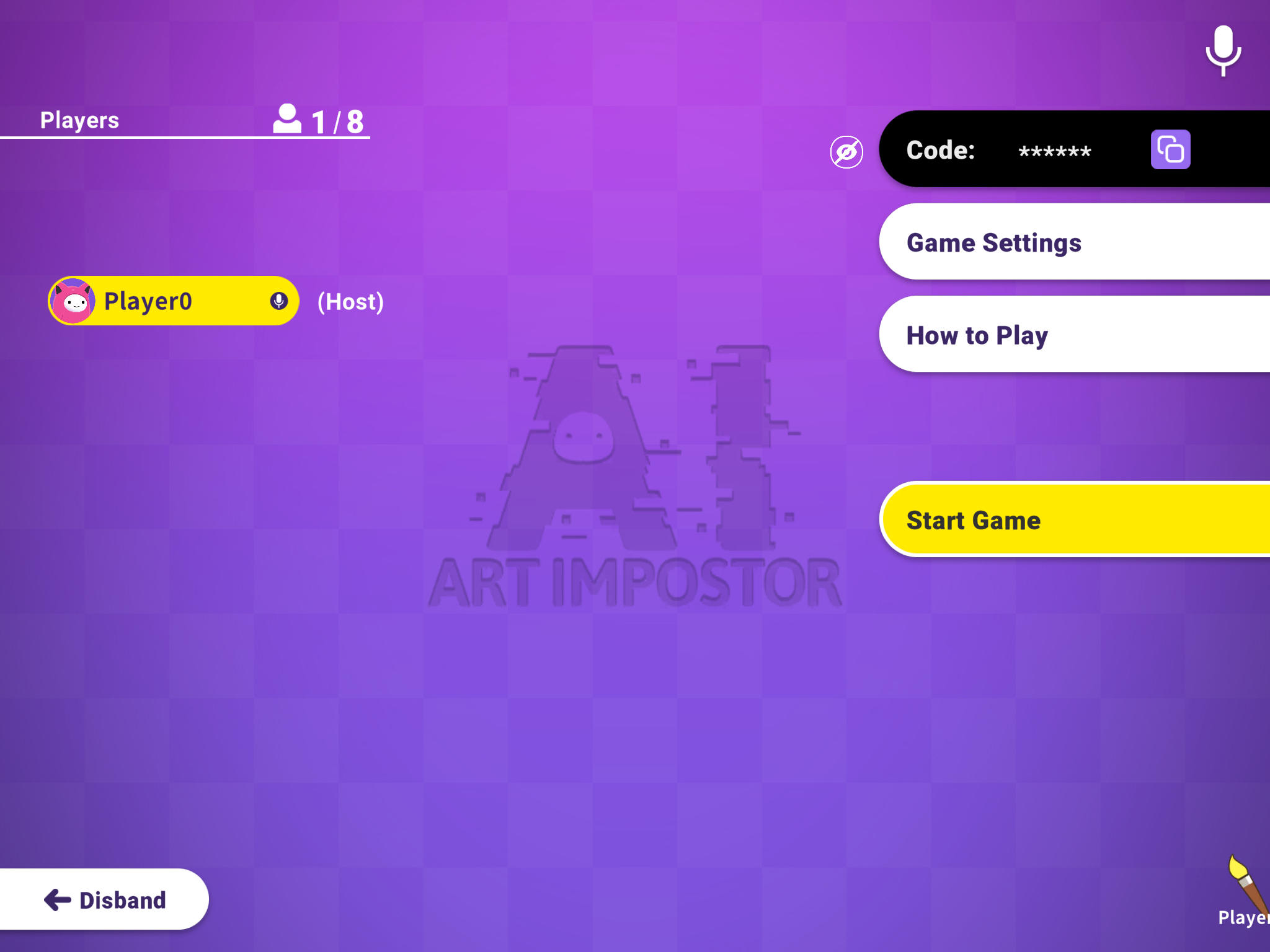 Captura de Pantalla del Juego AI: Art Impostor