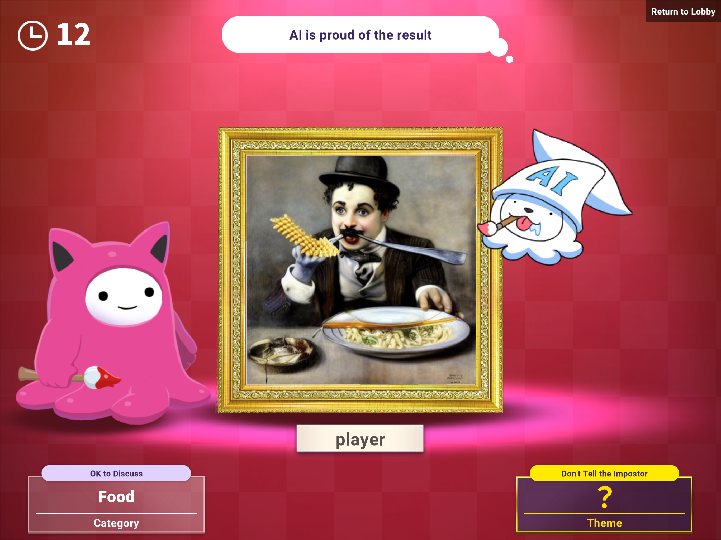 Captura de Pantalla del Juego AI: Art Impostor