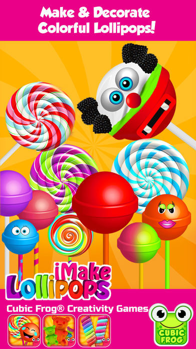 iMake Lollipops-Candy Making Kitchen Games 게임 스크린 샷
