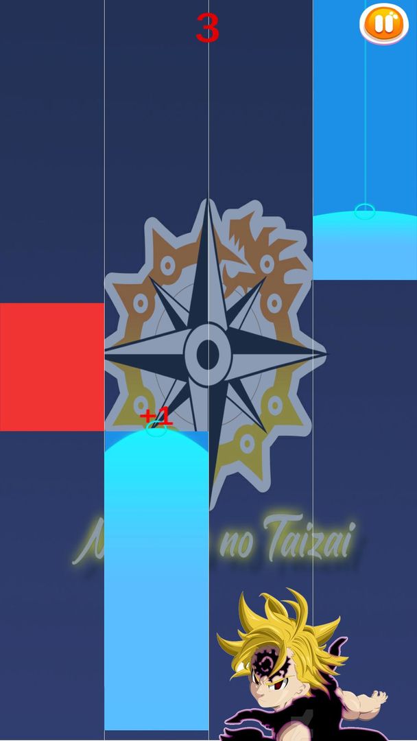 Screenshot of Piano Game for Nanatsu no Taizai