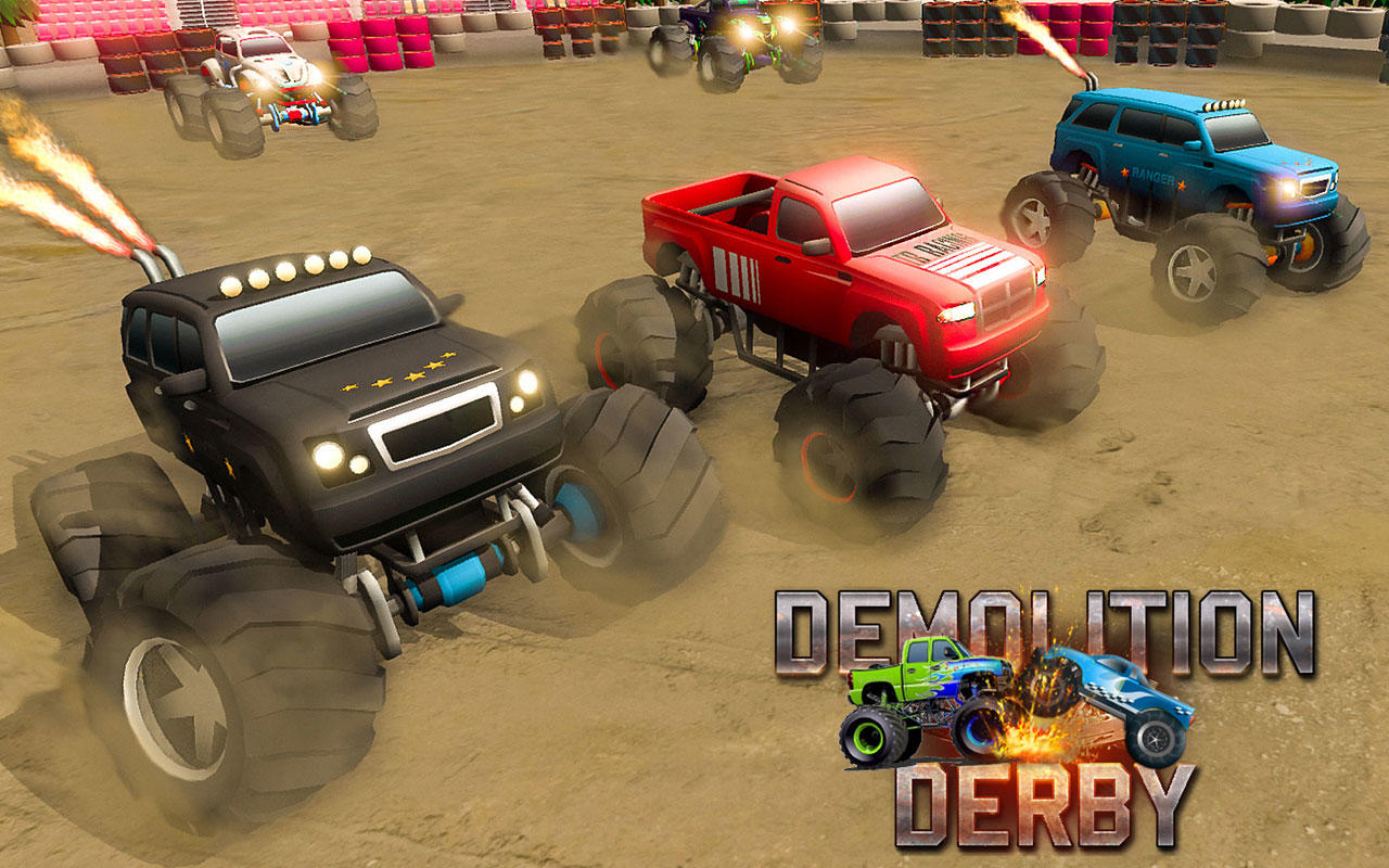 Captura de Tela do Jogo Demolition Derby-Monster Truck