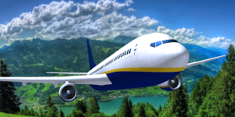 Captura de Tela do Jogo Airplane Flying Flight Pilot