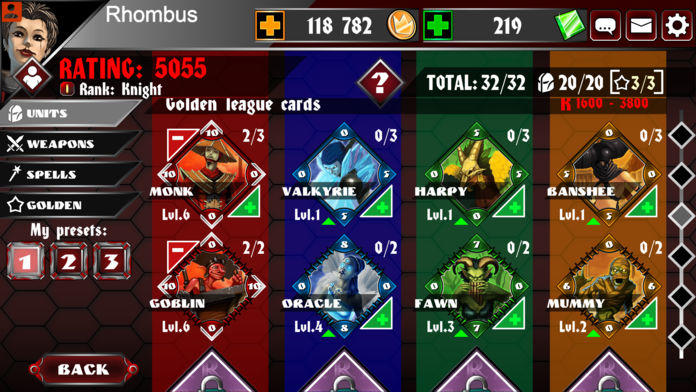 Rhombus Legends Game Screenshot