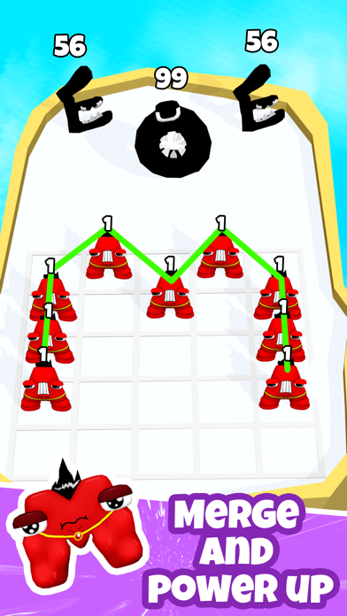 Cuplikan Layar Game Merge Super Alphabet Vs F Lore