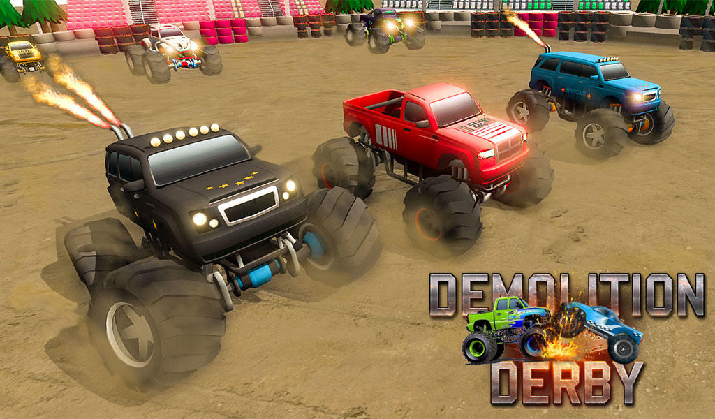 Captura de Tela do Jogo Demolition Derby-Monster Truck