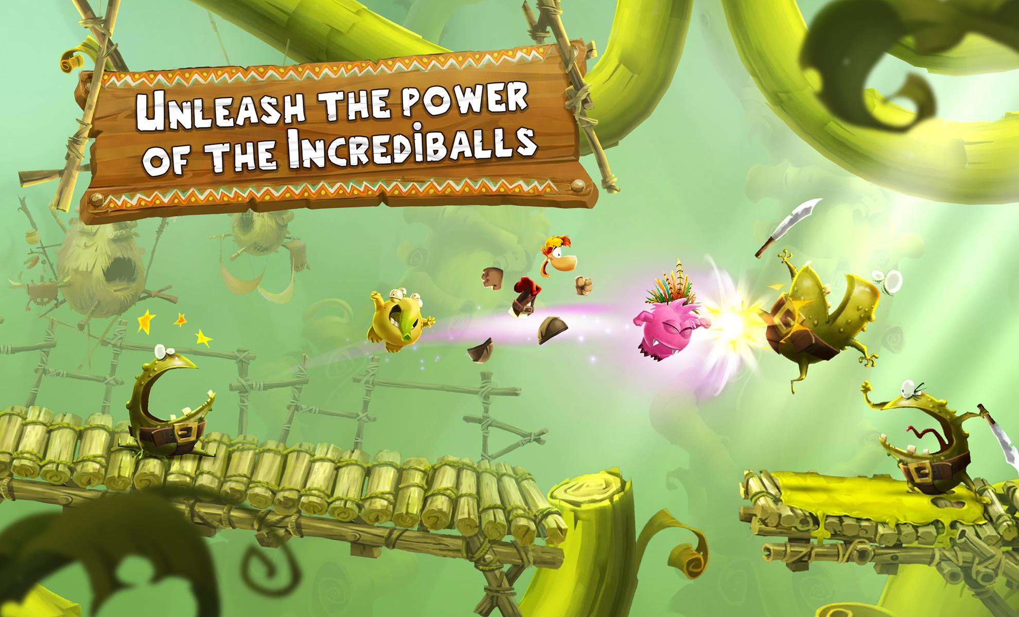 Cuplikan Layar Game Rayman Adventures