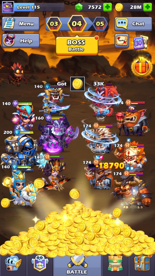 Taptap Heroes screenshot game