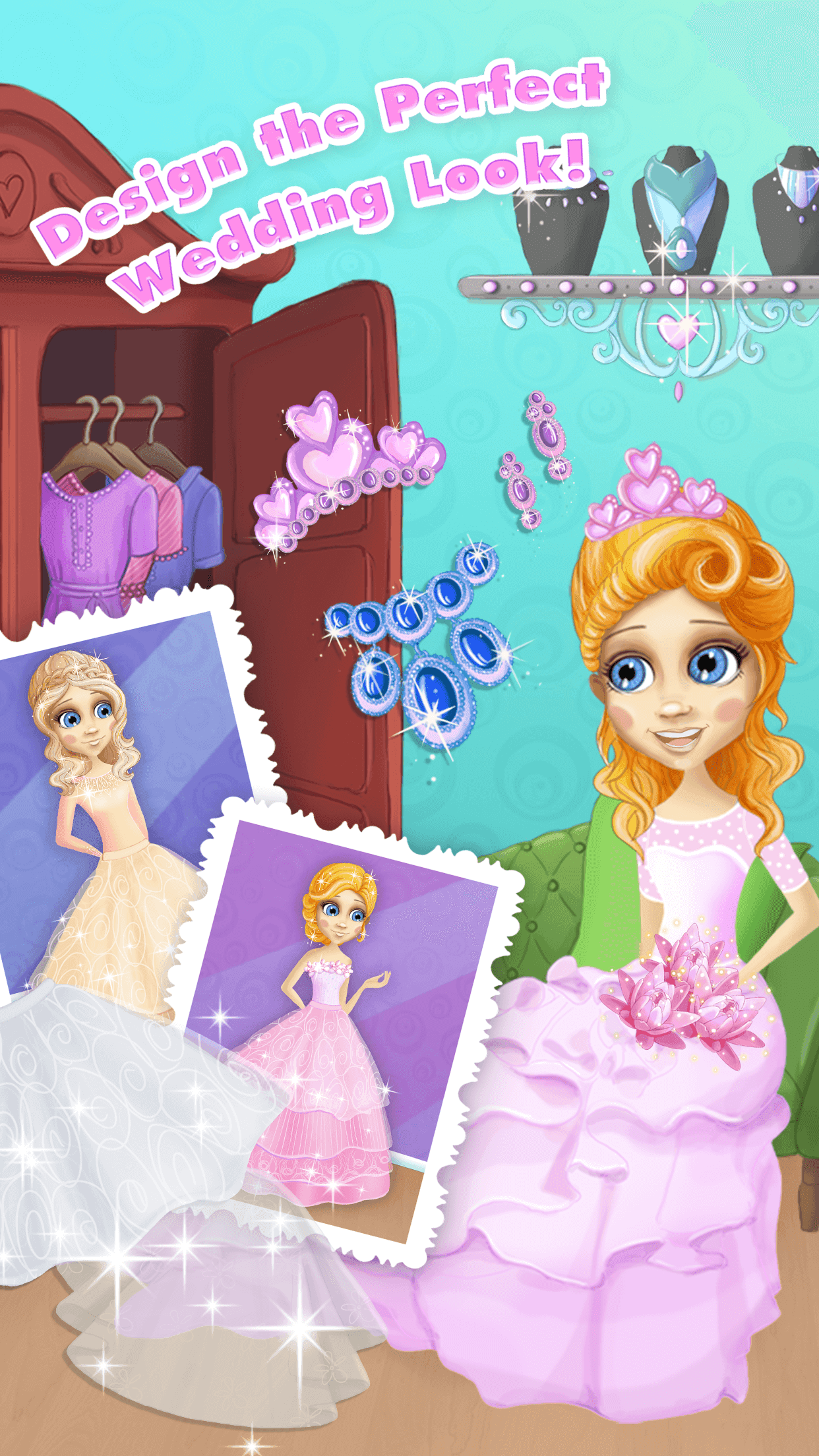 Cuplikan Layar Game Princess Amy Wedding Salon