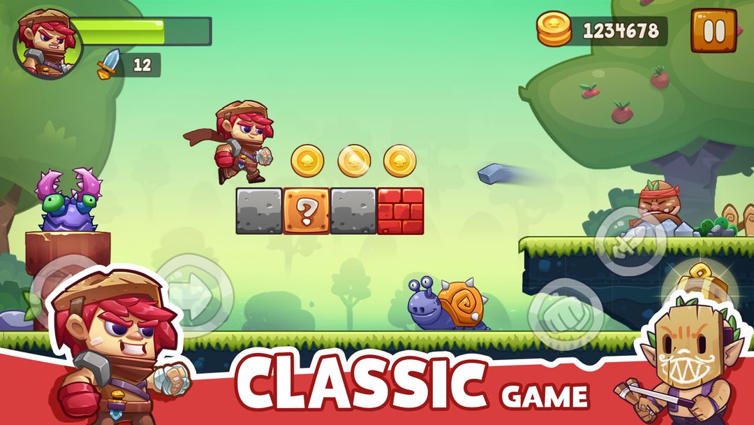 Super Jungle Man screenshot game