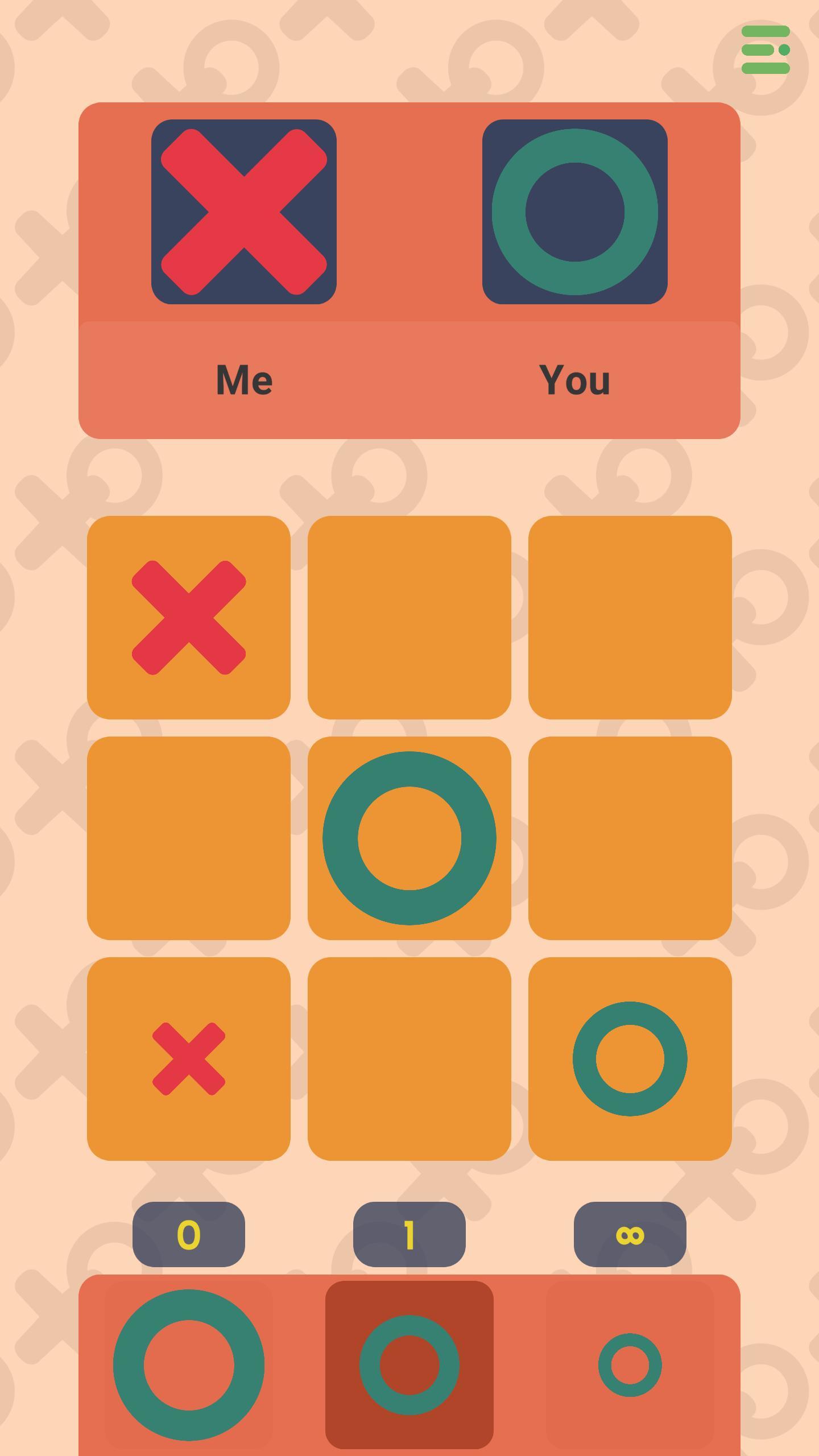 Tic Tac Toe Cross Out Game Screenshot