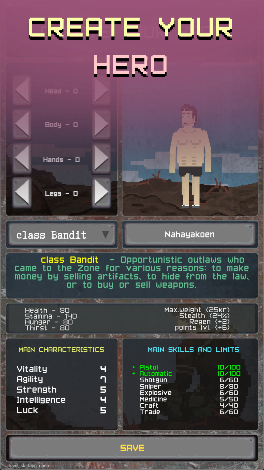 Pocket ZONE Game Screenshot