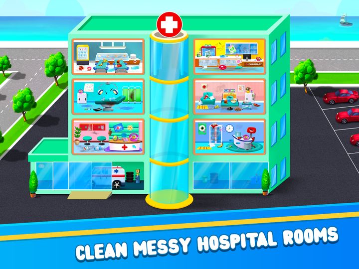 Screenshot 1 of Hospital Cleaning Game - Keep Your Hospital Clean 1.0.2