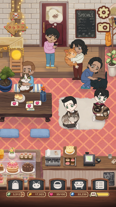 Cuplikan Layar Game Furistas Cat Cafe+