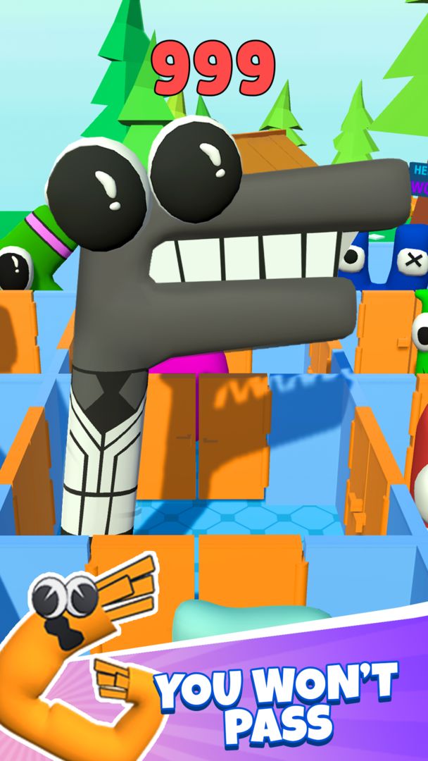 Alphabet: Room Maze screenshot game