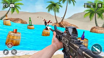 Offline Bottle Shooting Games Game Screenshot