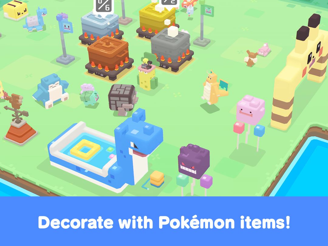 Pokémon Quest ภาพหน้าจอเกม