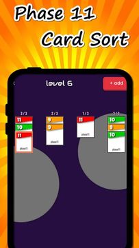 Card Sort: Phase11 Game Screenshot