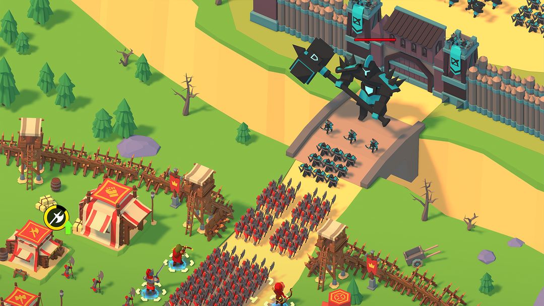 Screenshot of Idle Siege: War Tycoon Game