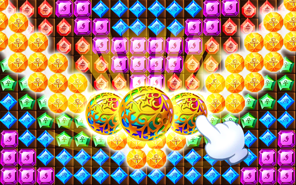 Скриншот игры Pyramid Collapse Diamond Puzzl
