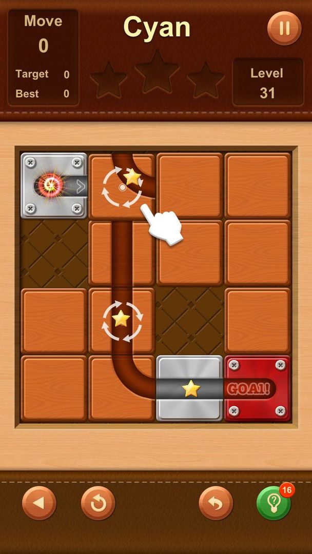 Screenshot of Unblock Ball: Slide Puzzle