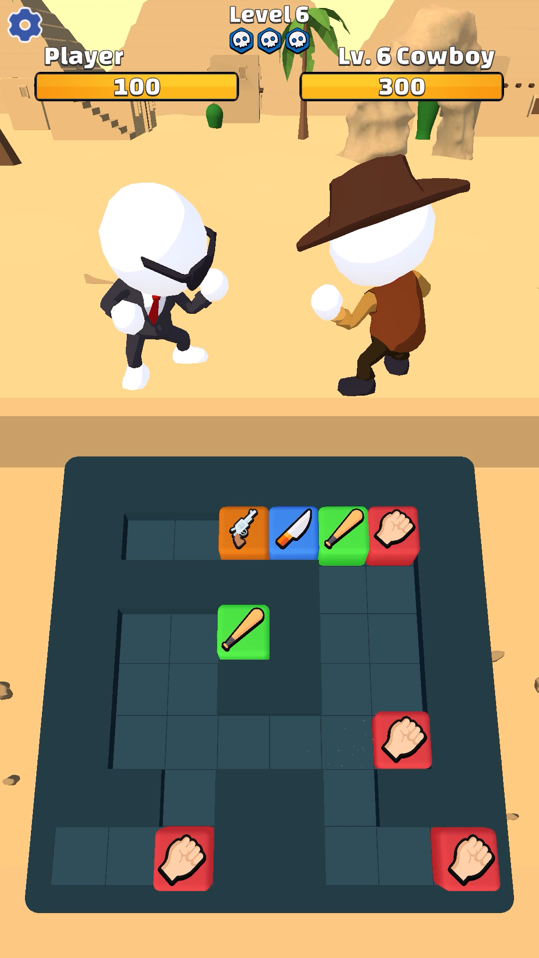 Slide Fight Game Screenshot
