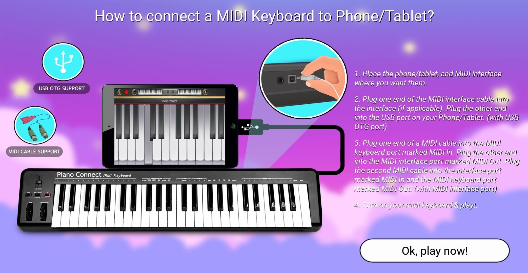 Piano Connect: MIDI Keyboard Game Screenshot