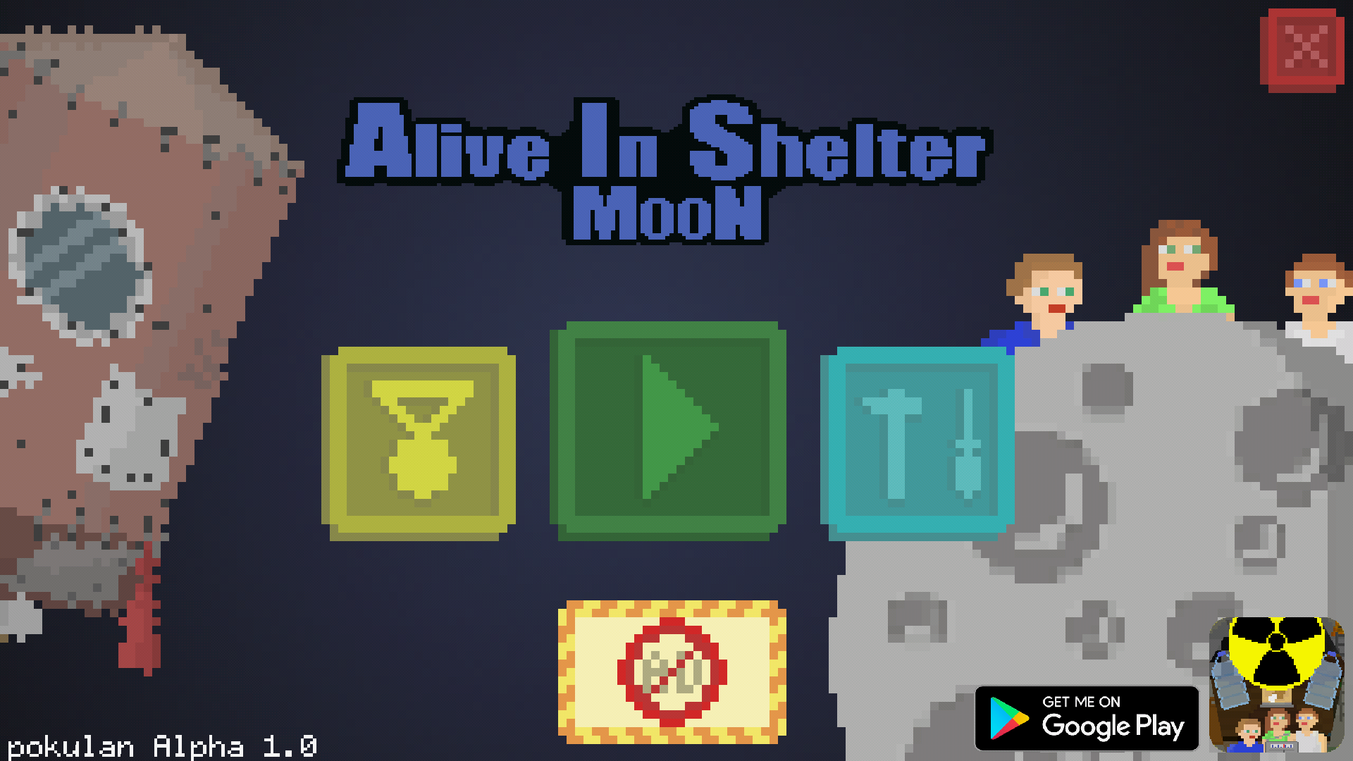 Screenshot of the video of Alive In Shelter: Moon