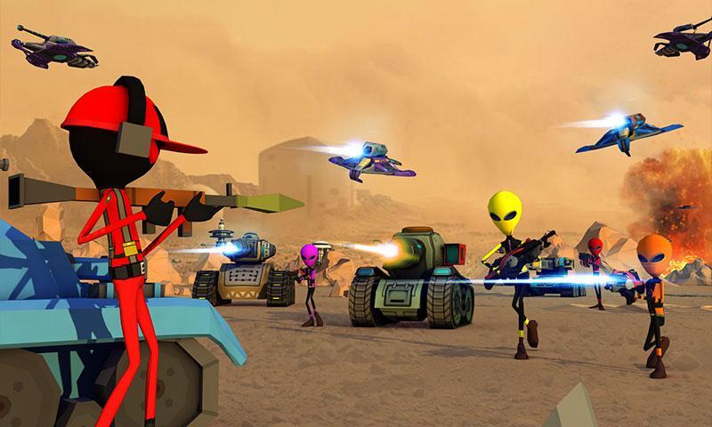 Creepy Aliens Battle Simulator 3D ภาพหน้าจอเกม