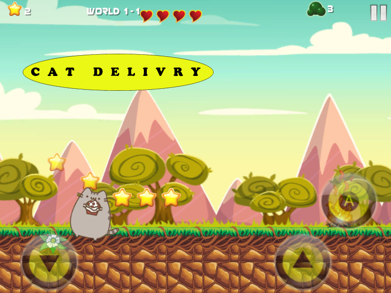 Cuplikan Layar Game Cat Snack Delivery