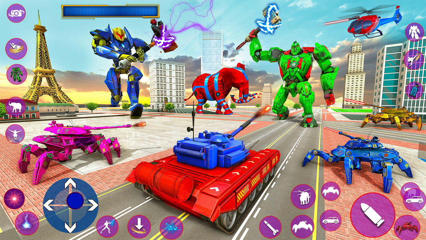 Robot War CarRope Hero android iOSTapTap