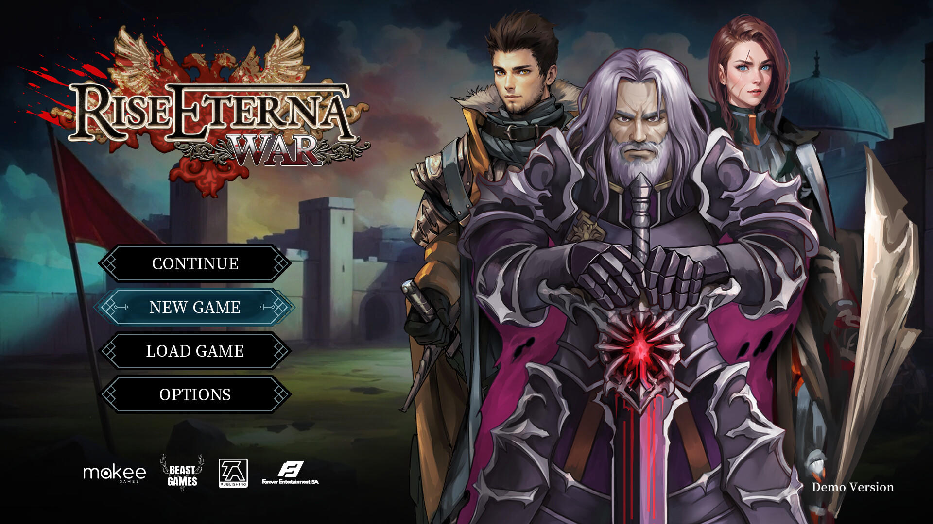 Rise Eterna War screenshot game