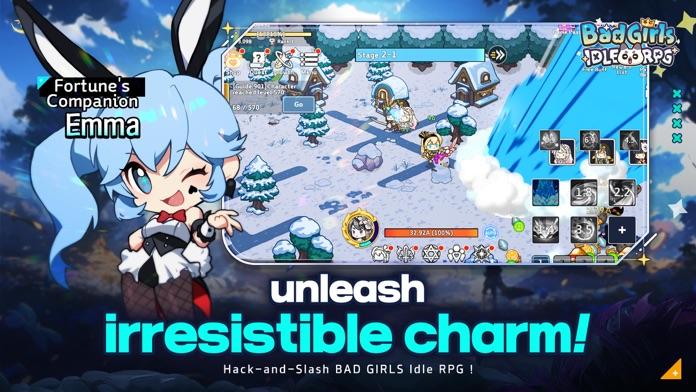 Bad Girls IDLE RPG Game Screenshot