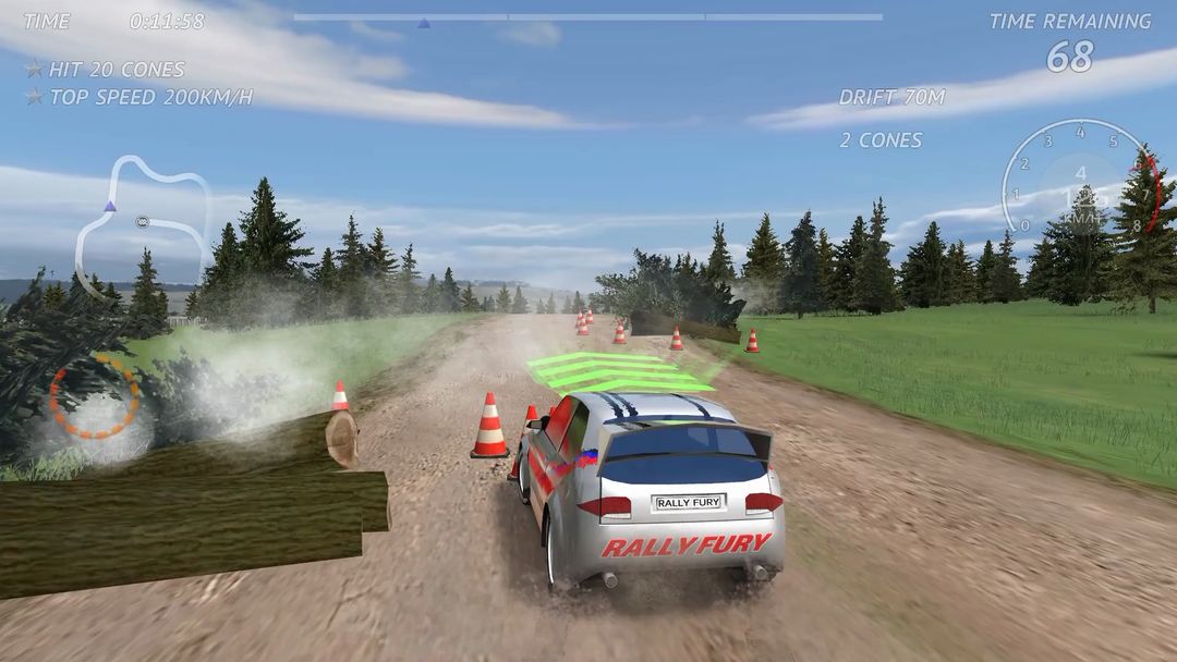 Rally Fury - 極限車競速遊戲截圖