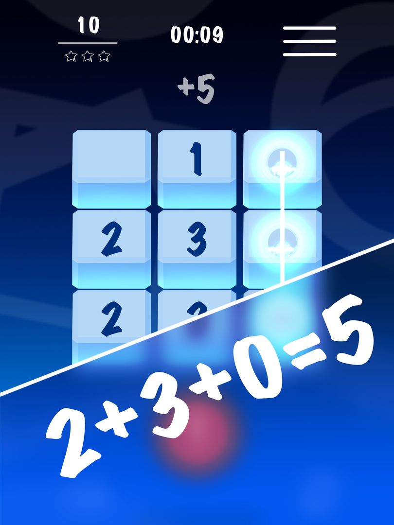 555 - Numbers Puzzle Game 게임 스크린 샷