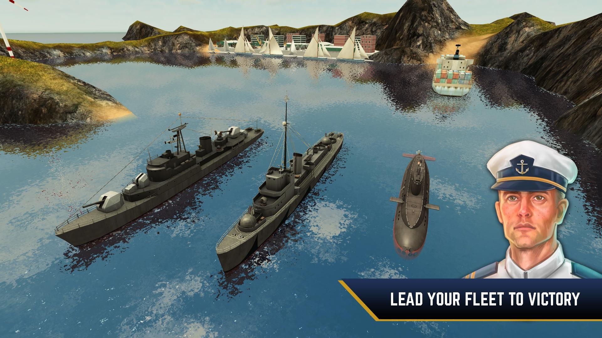 Screenshot 1 of エナミー ウォーターズ：潜水艦と軍艦の戦い 
