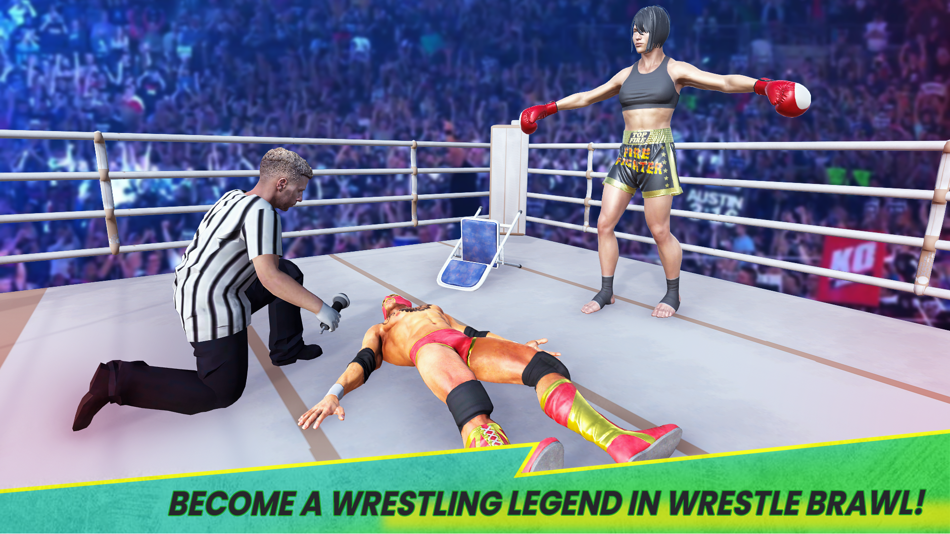 Wrestle Brawl Game Screenshot