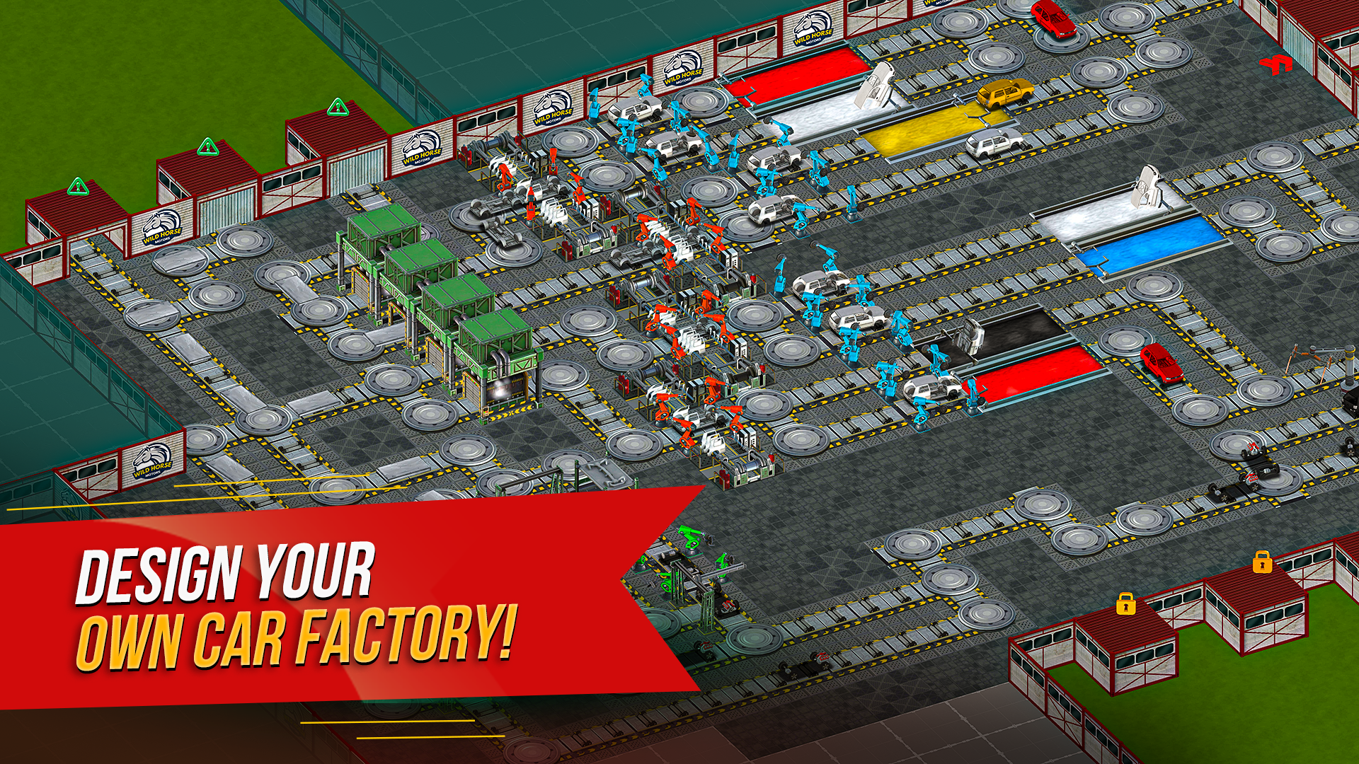 Car Factory Simulator Game Screenshot