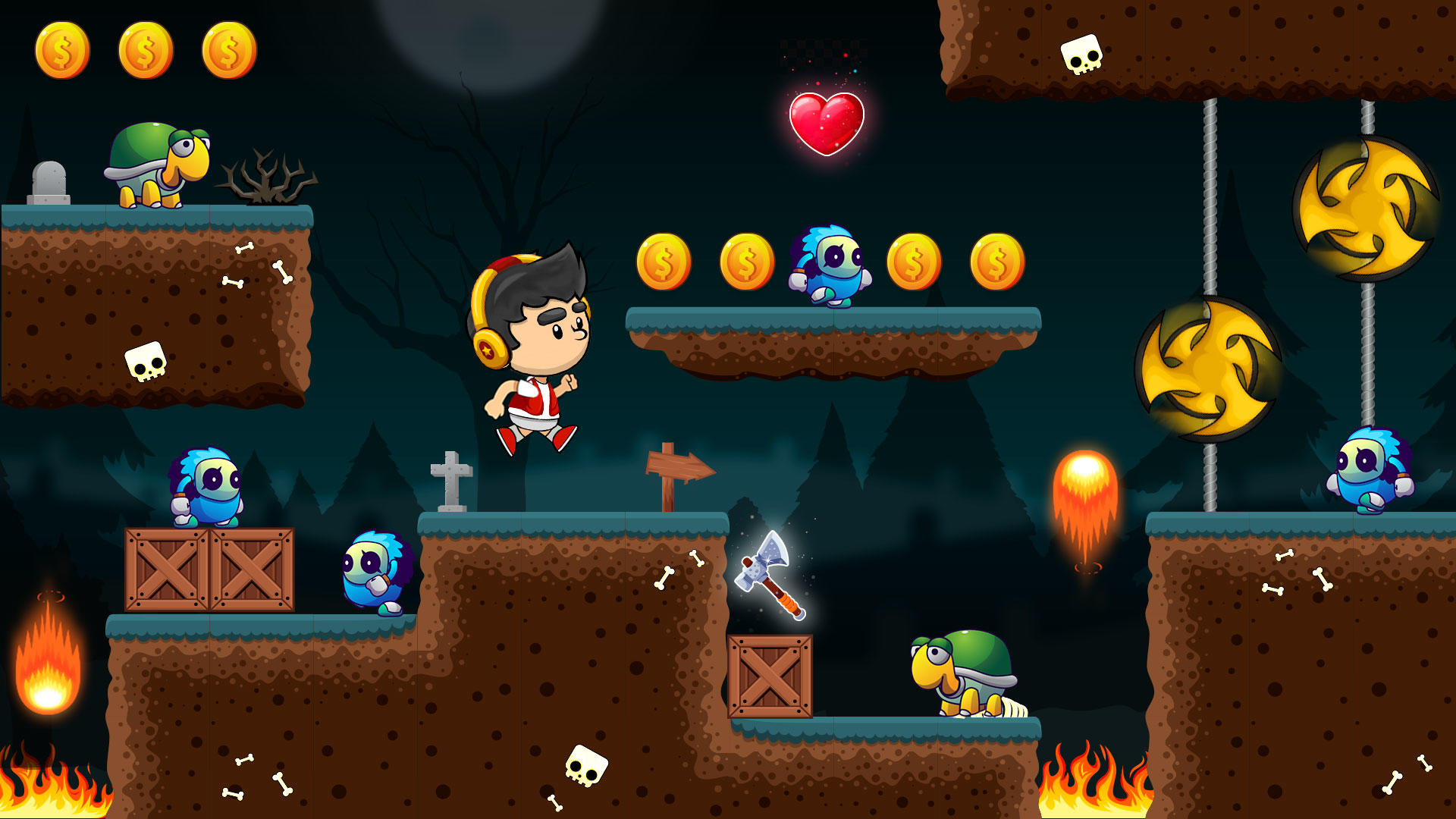 Super Marino: Jungle Adventure Game Screenshot