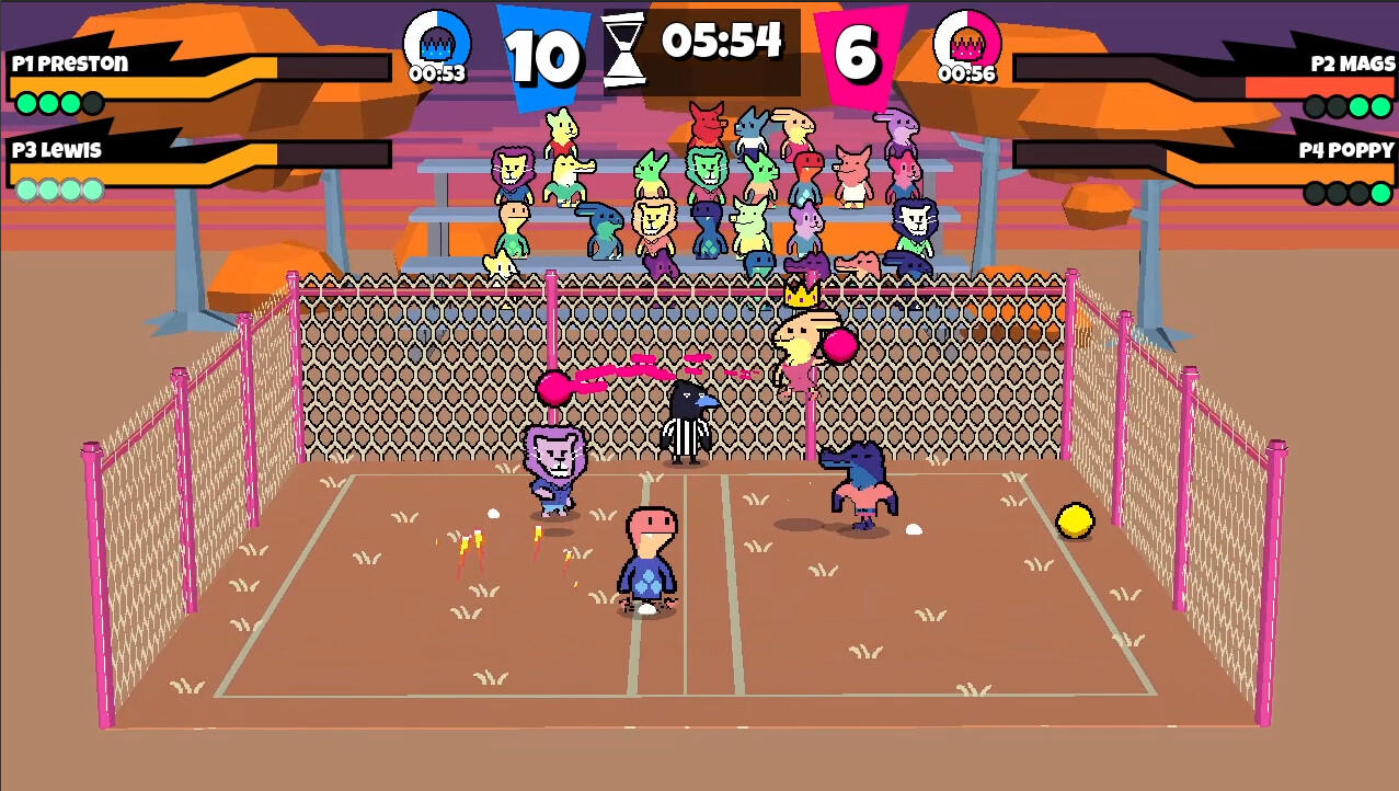 Dodge Barrage Game Screenshot